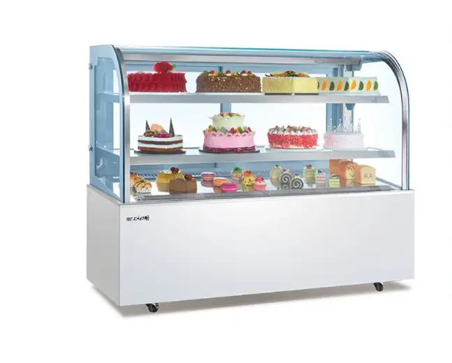 Tủ trưng bày bánh kính cong Meichu GC-18