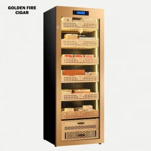 Tủ Bảo Quản Xì Gà Golden Fire GF 163 Gold (1000- 1200 Điếu)