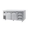 Bàn mát 2 cửa 3 ngăn kéo Turbo Air KUR18-3D-3