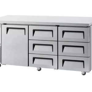 Bàn mát 1 cửa 6 ngăn kéo Turbo Air KUR18-3D-6