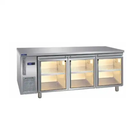 Bàn mát 3 cánh kính Hisakage LRVG-180