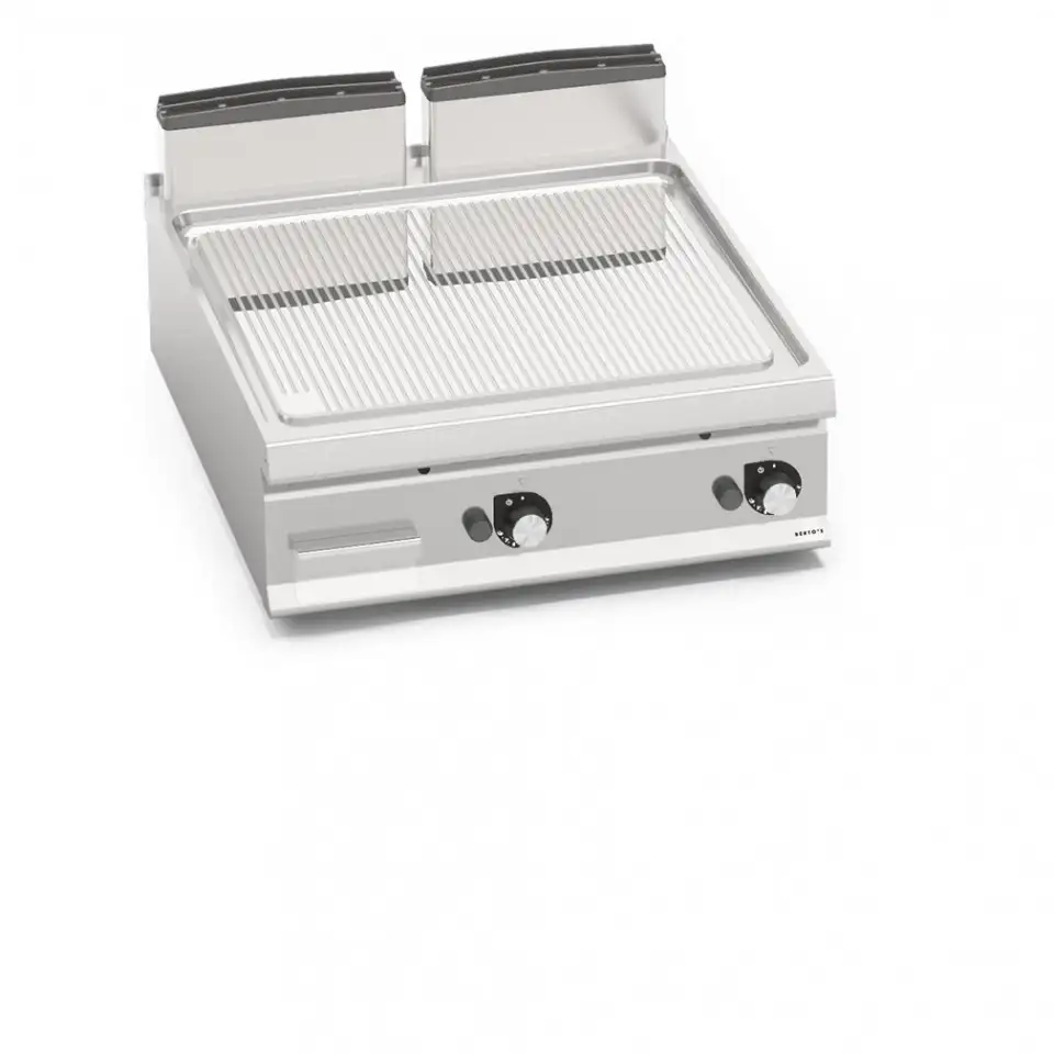 Bếp Chiên Phẳng Rãnh Dùng Gas Berto's LXG9FR8-2/CPD