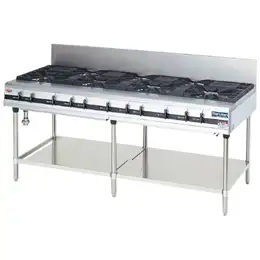 Bếp Âu 7 đầu đốt dùng gas Maruzen MGTX-187F