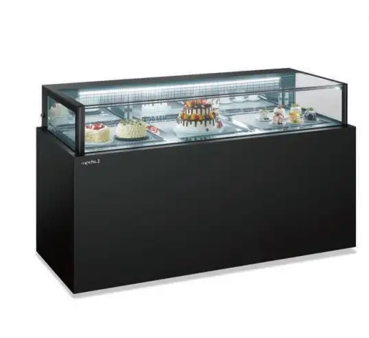 Tủ Trưng Bày Bánh Có Ngăn Kéo Kính Vuông Meichu MK-15-CT