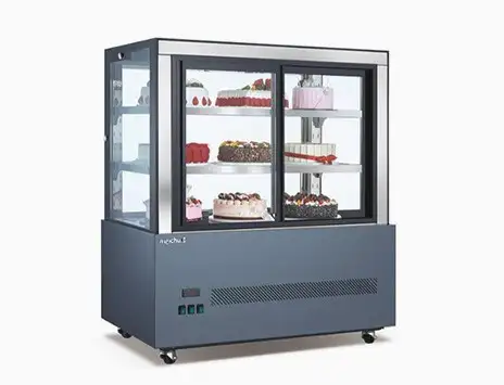 Tủ trưng bày bánh kính vuông Meichu MKQ-18-S