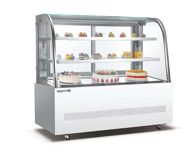 Tủ trưng bày bánh kính cong Meichu MK-18