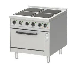 Bếp Âu 4 họng dùng điện có lò nướng Nayati NEHP 8-90 OV GR