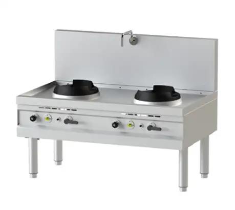 Bếp Á 2 họng có vòi xả nước Nayati NGK 15-90