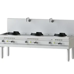 Bếp Á 3 họng có vòi xả nước Nayati NGK 22-90