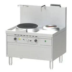 Bếp Á 1 họng có quạt thổi 1 bầu nước Nayati NGKB 11-90 W1N1 CLN