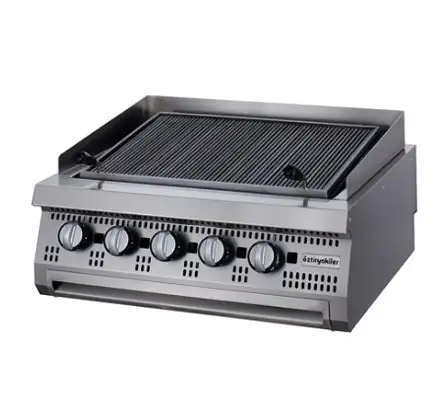 Bếp Nướng Nhân Tạo Đôi Dùng Gas Ozti ODG 8070