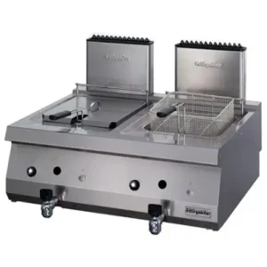 Bếp Chiên Nhúng Đôi Dùng Gas Ozti OFGI 8070