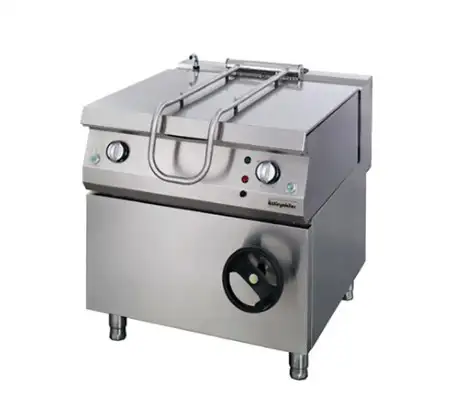 Chảo Nghiêng Tay Quay Dùng Điện Ozti OTE 80