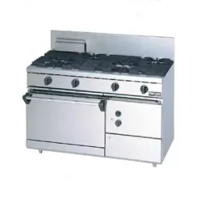 Bếp âu 2 họng kèm lò nướng dùng gas Maruzen RGR-1262D