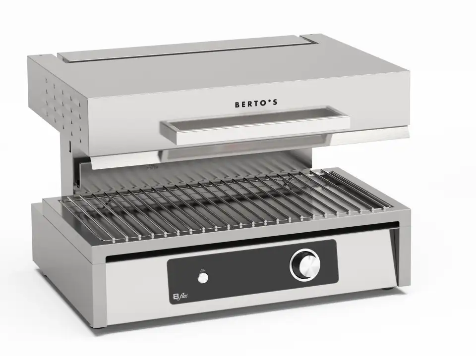 Lò Nướng Salamander Dùng Điện Berto's SA/E75S-BF (Có Thể Điều Chỉnh Độ Cao)