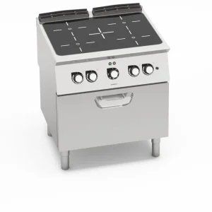 Bếp Hồng Ngoại 4 Vùng Nấu Có Lò Nướng Điện Berto's SE7P4/VTR+FE2