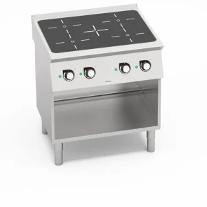 Bếp Cảm Ứng Điện 4 Vùng Nấu Có Tủ Dưới Berto's SE7P4PM/IND