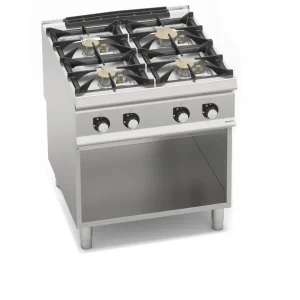 Bếp Âu 4 họng dùng gas có tủ dưới Berto's SG9F4MPS