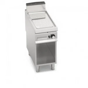 Bếp Chiên Phẳng Rãnh Dùng Gas Có Tủ Dưới Berto's SG9FR4M/CPD