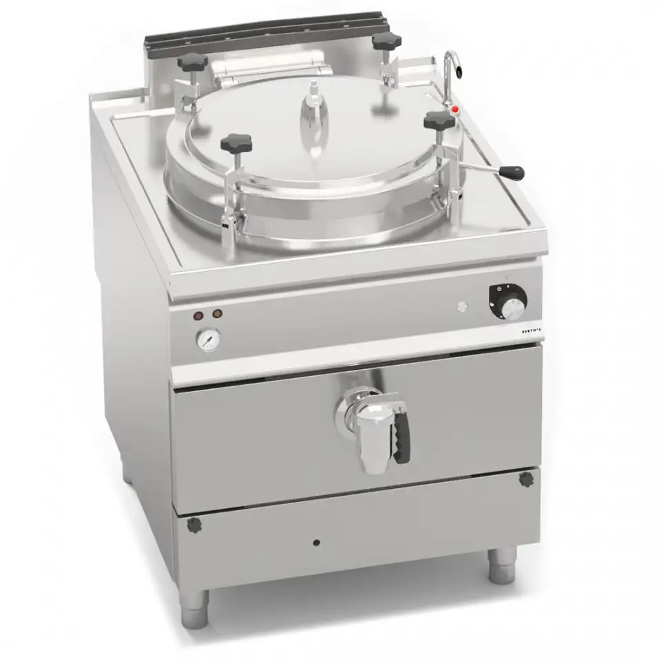 Chảo Đun Sôi Gas 100L Làm Nóng Gián TIếp (Bình Áp Suất) Berto's SG9P10IA