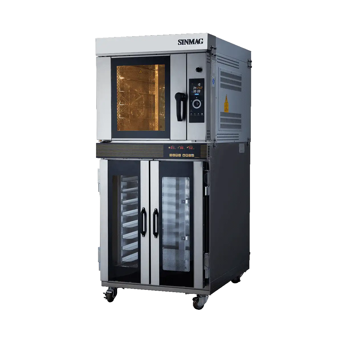 Lò nướng bánh kết hợp tủ ủ Sinmag SM2-705E+SM-716F