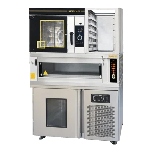 Lò nướng bánh kết hợp tủ ủ Sinmag SM2-705E+kệ+SE-921K+DCT-16S