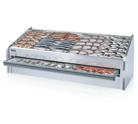 Tủ Trưng Bày Hải Sản Có Ngăn Kéo OPO SMF0N2-S/SG