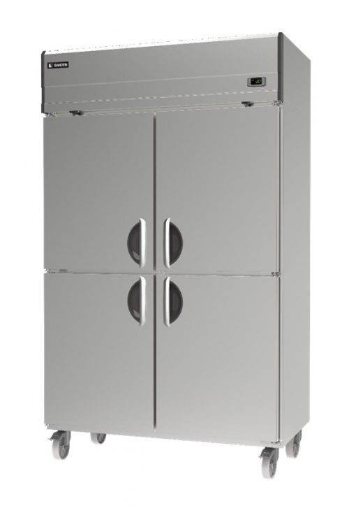 Tủ mát đứng inox 4 cửa Sanden SRR3-1200i (Inverter)