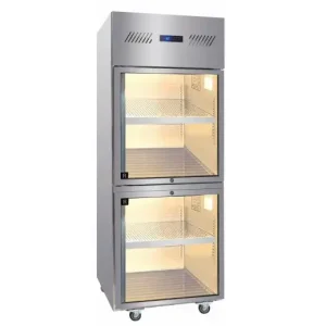 Tủ mát 2 cánh kính Hisakage SRVG-70