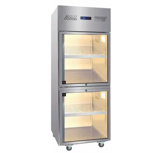 Tủ mát 2 cánh kính Hisakage SRVG-70