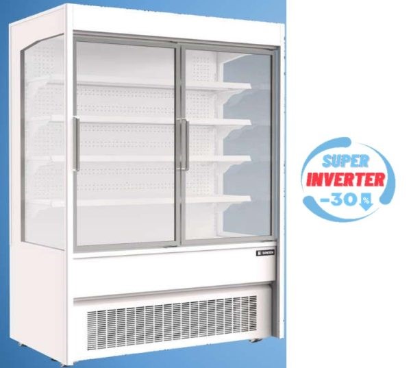 Tủ mát siêu thị cửa kính Sanden Intercool SSD-1813 (Inverter)