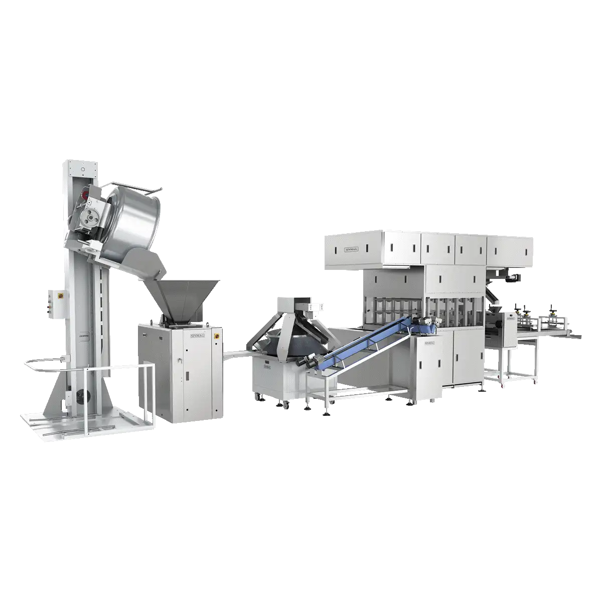 Dây chuyền sản xuất bánh mì nướng Sinmag