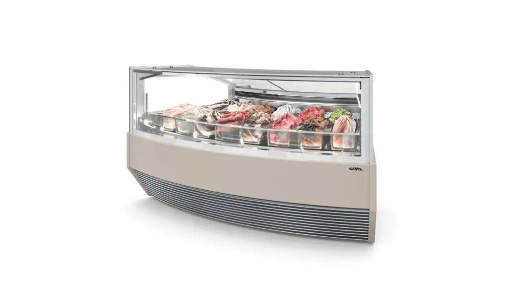 Tủ trưng bày kem gelato Smyrna New S45