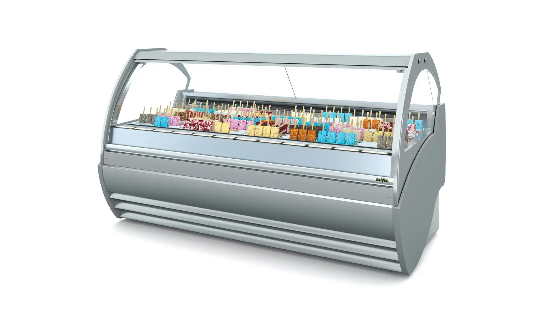 Tủ trưng bày kem gelato Troy (New)