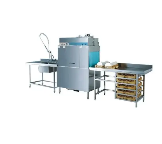 Máy Rửa Chén Một Bồn Chứa Veetsan R-1E (200 Khay/Giờ)