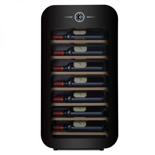 Tủ Bảo Quản Rượu Vang 22 Chai Thế Hệ Mới Vinocave JC 76A (Black)