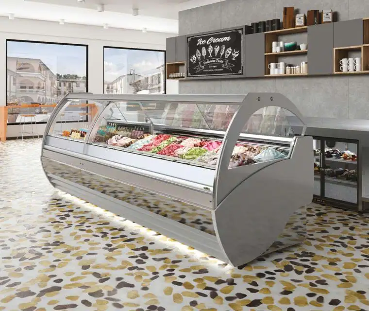 Tủ trưng bày kem gelato Troy (New) - Ảnh 3