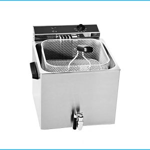 Bếp chiên nhúng đơn Roller Grill MF 120R (Dùng điện, có vòi xả)