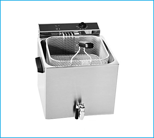 Bếp chiên nhúng đơn Roller Grill MF 120R (Dùng điện, có vòi xả)