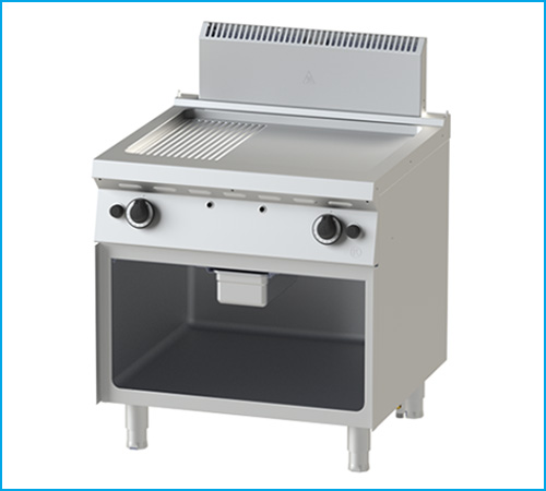 Bếp chiên nửa phẳng nửa nhám Nayati NGFT 8-75 C ME (Dùng gas)