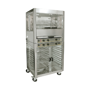 Máy quay gà kèm tủ giữ nóng Roller Grill RBE 25 + RE 2